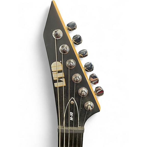 Used ESP LTD M10 Trans Black Solid Body Electric Guitar