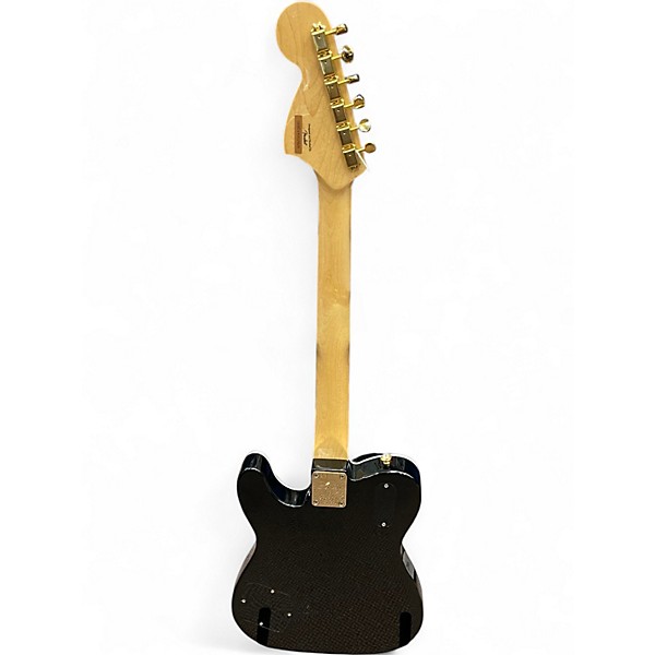 Used Squier Limited Edition Paranormal Troublemaker Telecaster Deluxe Black Solid Body Electric Guitar