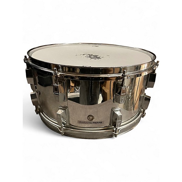 Used Remo 5 Piece Quadura Chrome Drum Kit