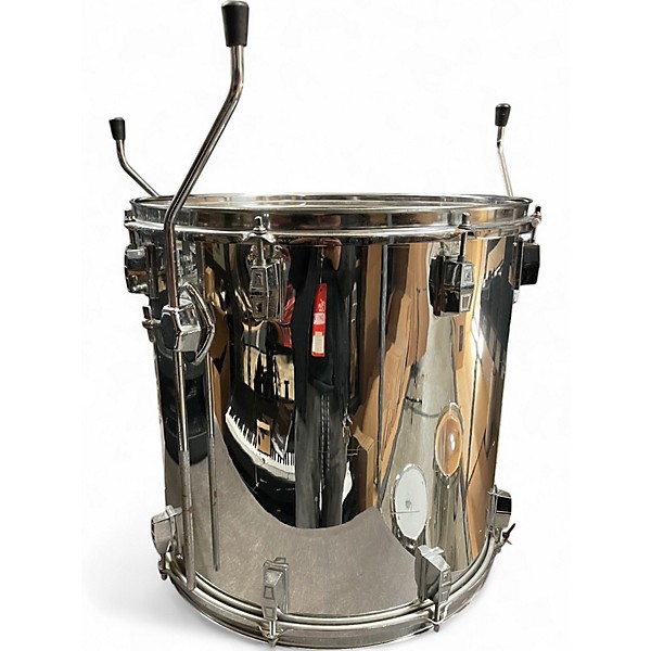 Used Remo 5 Piece Quadura Chrome Drum Kit