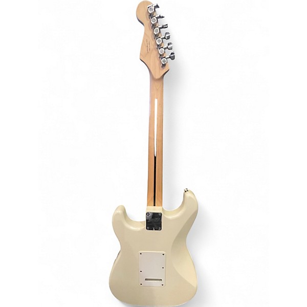 Used Squier Contemporary Stratocaster WHITE Solid Body Electric Guitar