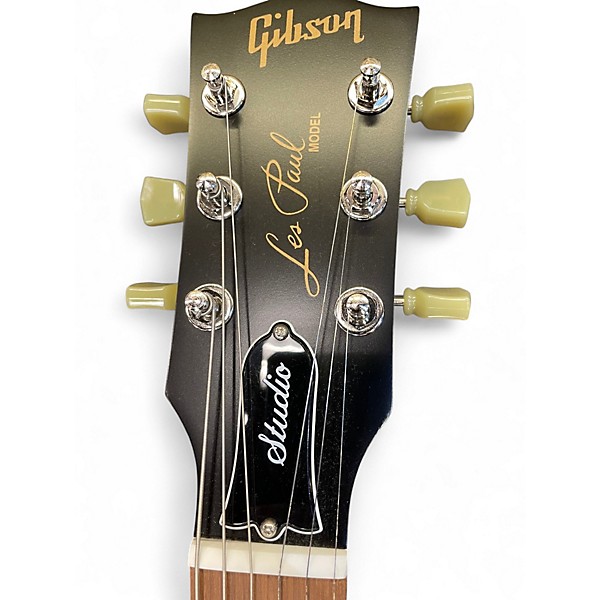 Used 2011 Gibson Les Paul Studio Black Solid Body Electric Guitar