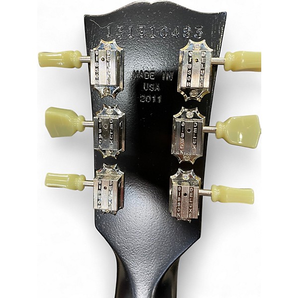 Used 2011 Gibson Les Paul Studio Black Solid Body Electric Guitar