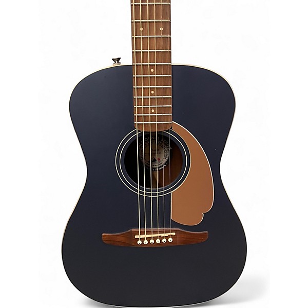 Used Fender Malibu Player Blue Acoustic Electric Guitar