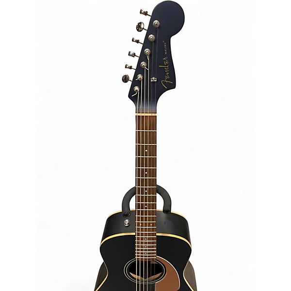 Used Fender Malibu Player Blue Acoustic Electric Guitar