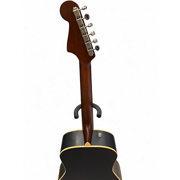 Used Fender Malibu Player Blue Acoustic Electric Guitar