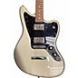 Used Fender BLACKTOP JAGUAR Silver Solid Body Electric Guitar
