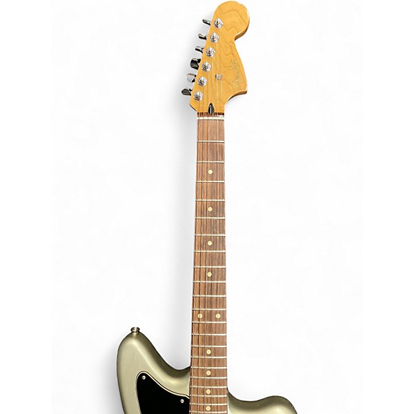 Used Fender BLACKTOP JAGUAR Silver Solid Body Electric Guitar