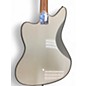 Used Fender BLACKTOP JAGUAR Silver Solid Body Electric Guitar