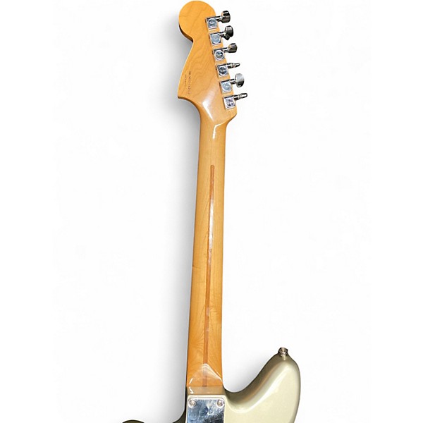 Used Fender BLACKTOP JAGUAR Silver Solid Body Electric Guitar