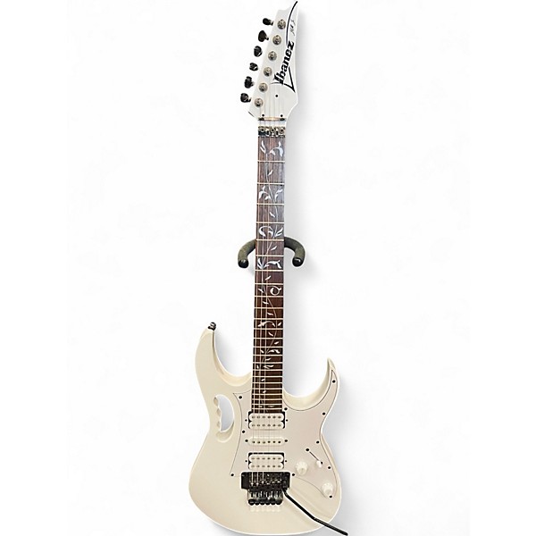 Used Ibanez JEMJR white Solid Body Electric Guitar