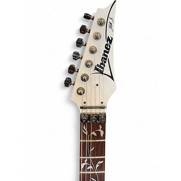 Used Ibanez JEMJR white Solid Body Electric Guitar