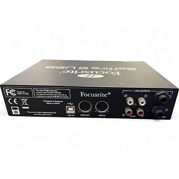 Used Focusrite Saffire 6 USB Audio Interface