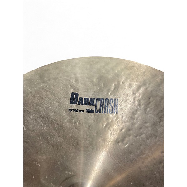 Used Zildjian 16in K Custom Dark Crash Cymbal
