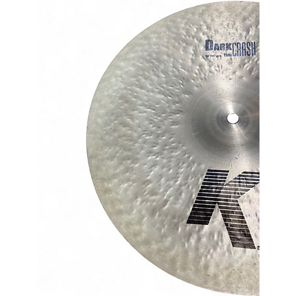 Used Zildjian 16in K Custom Dark Crash Cymbal