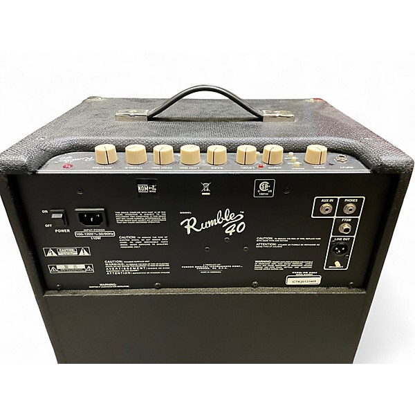 Used Fender RUMBLE 40 Bass Combo Amp
