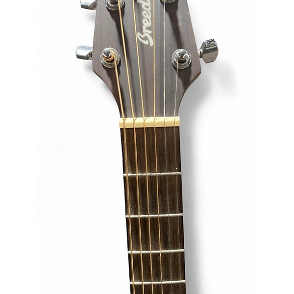 Used Breedlove Discovery Concert Cutaway Brown Acoustic Electric Guitar