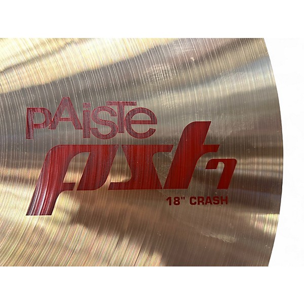 Used Paiste 18in PST7 Crash Cymbal