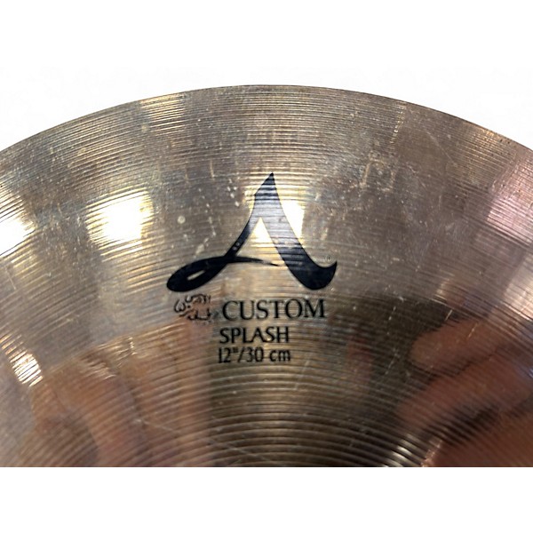 Used Zildjian 12in A Custom Splash Cymbal
