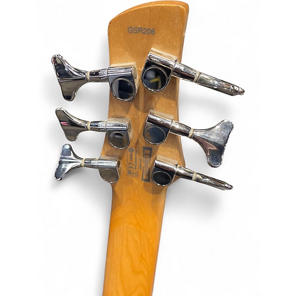 Used Ibanez GSR206 6 String Black Electric Bass Guitar