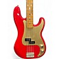 Used Fender 1950S Precision Bass Fiesta Red Electric Bass Guitar