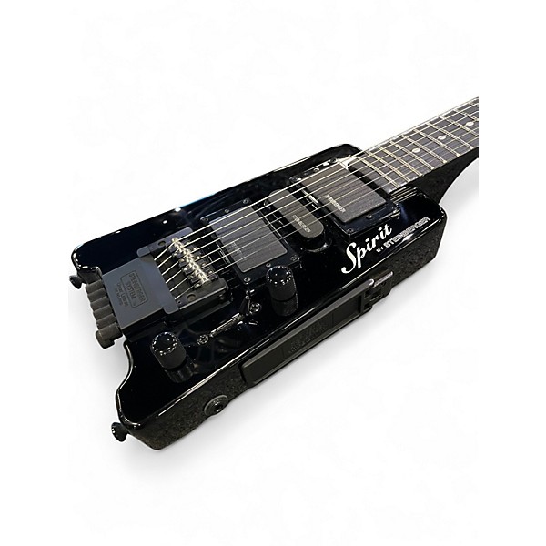 Used Steinberger SPIRIT GT PRO DELUXE Black Solid Body Electric Guitar