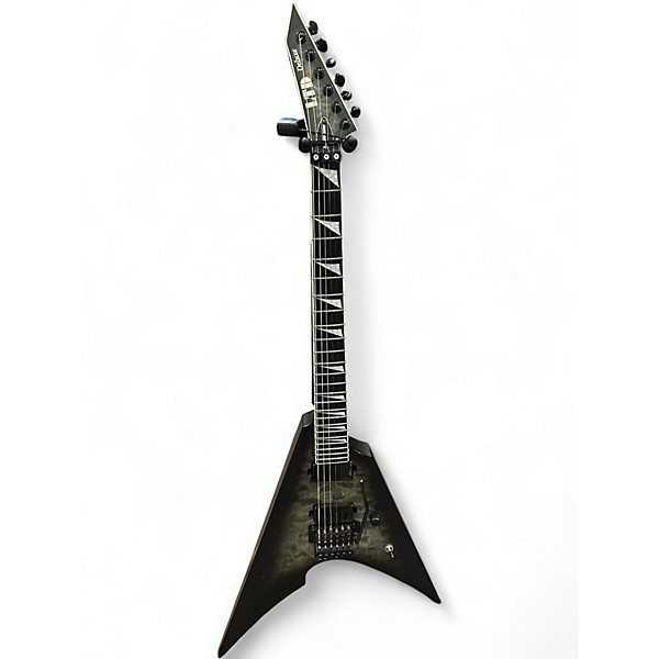 Used ESP LTD AW1000 DELUXE TRANSPARENT GREY Solid Body Electric Guitar