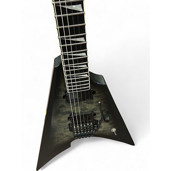 Used ESP LTD AW1000 DELUXE TRANSPARENT GREY Solid Body Electric Guitar