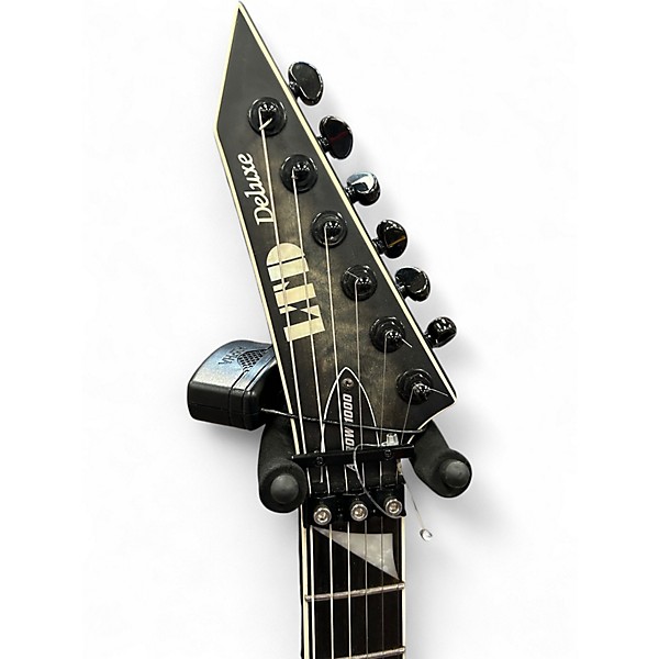 Used ESP LTD AW1000 DELUXE TRANSPARENT GREY Solid Body Electric Guitar