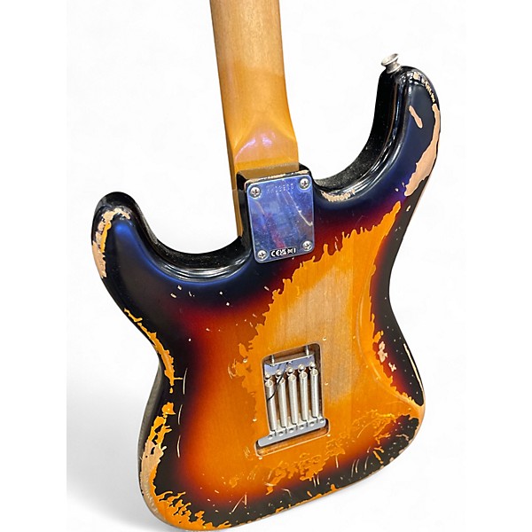Used Fender Mike McCready Stratocaster 3 Tone Sunburst Solid Body Electric Guitar