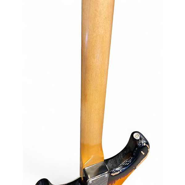 Used Fender Mike McCready Stratocaster 3 Tone Sunburst Solid Body Electric Guitar