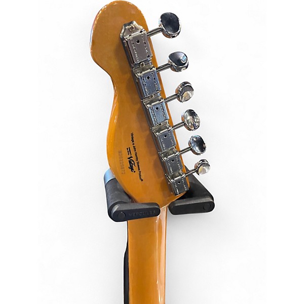 Used Vintage V62 White Solid Body Electric Guitar