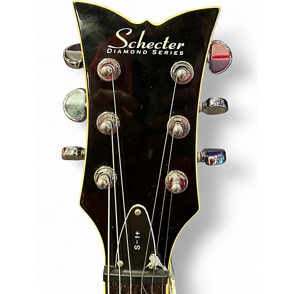 Used Schecter Guitar Research S-1 PLUS Crimson Red Burst Solid Body Electric Guitar