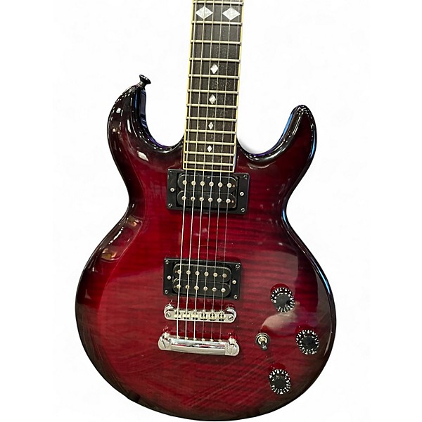 Used Schecter Guitar Research S-1 PLUS Crimson Red Burst Solid Body Electric Guitar