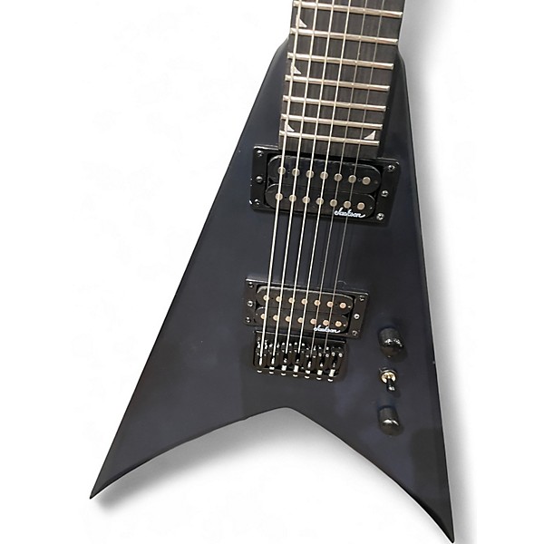 Used Jackson JS22-7 King V Black Solid Body Electric Guitar