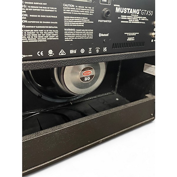 Used Fender GTX50 Mustang 1X12 Guitar Combo Amp