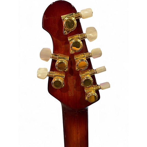 Used Ernie Ball Music Man JP7 KOA KOA Island Burst Solid Body Electric Guitar