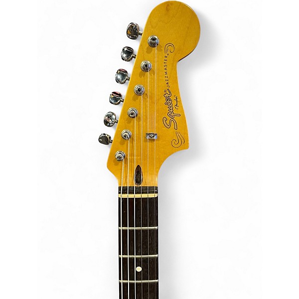 Used Squier J Mascis Jazzmaster Cream Solid Body Electric Guitar