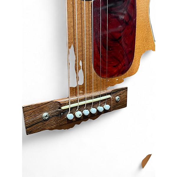 Used Harmony H162 Natural Acoustic Guitar