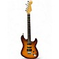 Used Fender American Deluxe Stratocaster HSS QMT Tobacco Sunburst Solid Body Electric Guitar thumbnail