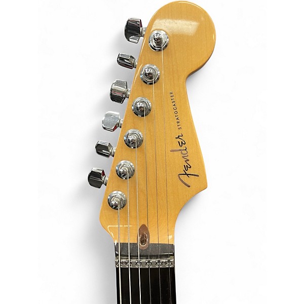 Used Fender American Deluxe Stratocaster HSS QMT Tobacco Sunburst Solid Body Electric Guitar