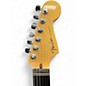 Used Fender American Deluxe Stratocaster HSS QMT Tobacco Sunburst Solid Body Electric Guitar