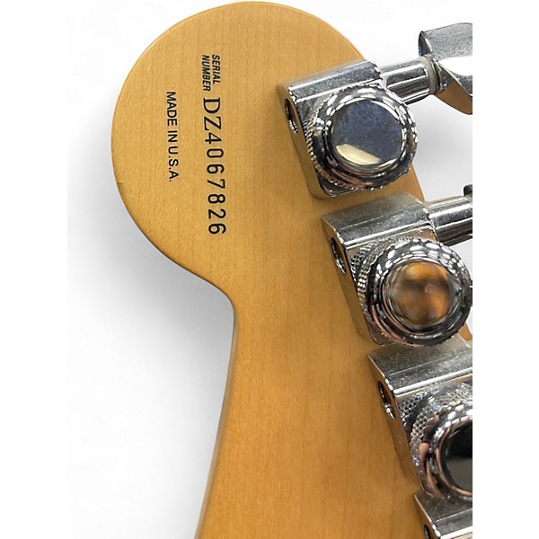 Used Fender American Deluxe Stratocaster HSS QMT Tobacco Sunburst Solid Body Electric Guitar