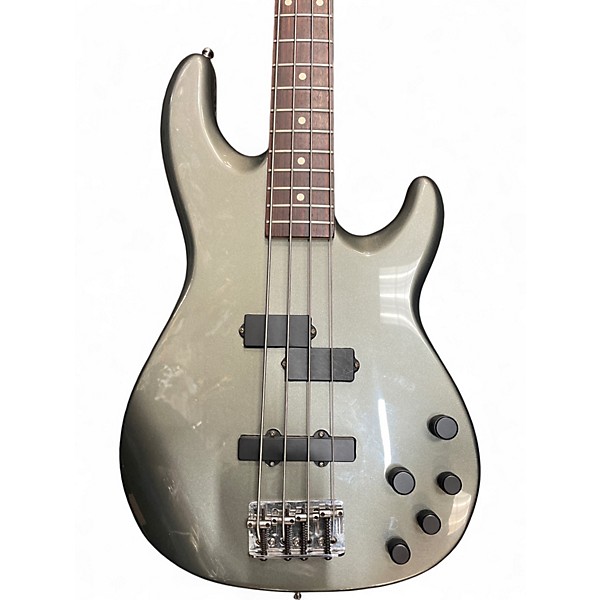 Used Fender ZONE Silver Electric Bass Guitar