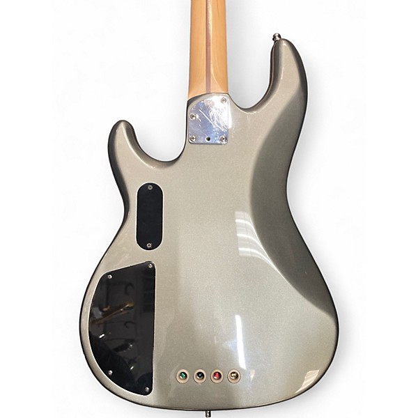 Used Fender ZONE Silver Electric Bass Guitar