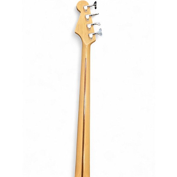 Used Fender ZONE Silver Electric Bass Guitar