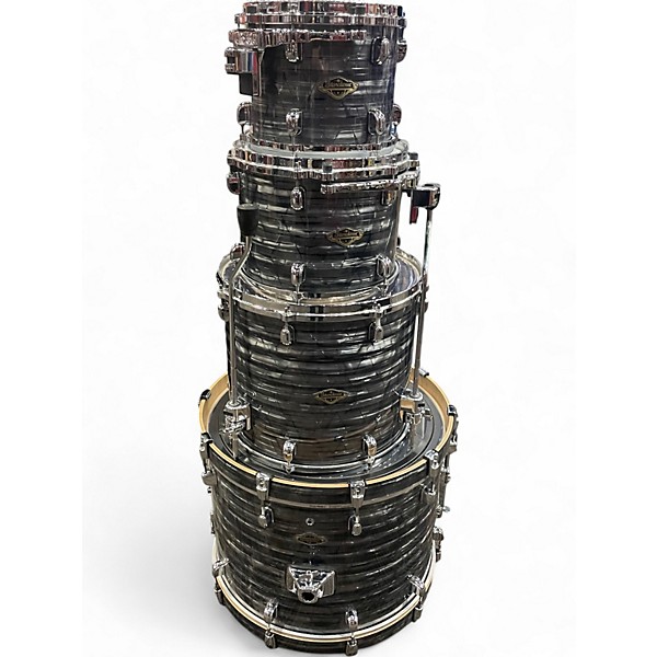 Used TAMA 4 Piece Starclassic Walnut/Birch Charcoal Onyx Drum Kit