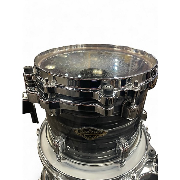 Used TAMA 4 Piece Starclassic Walnut/Birch Charcoal Onyx Drum Kit