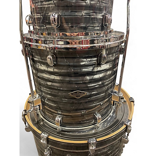 Used TAMA 4 Piece Starclassic Walnut/Birch Charcoal Onyx Drum Kit