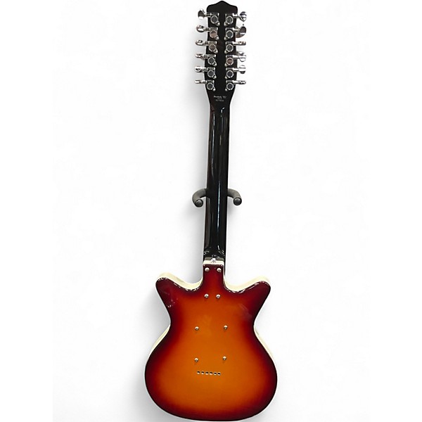 Used Danelectro 12 STRING SEMI HOLLOWBODY GUITAR CHERRY SUNBURST Hollow Body Electric Guitar